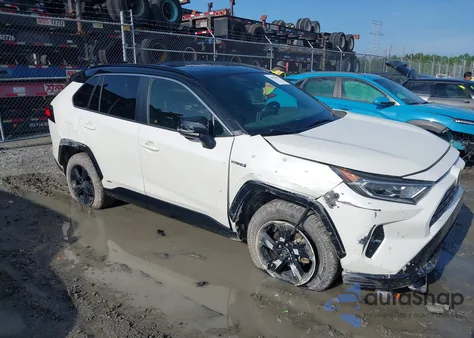 2020 Toyota Rav4 Hybrid Xse из США, поврежденный, VIN JTME6RFVXLD501549